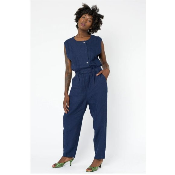 Rachel Comey Navy Jumpsuit - Picture 2 of 8